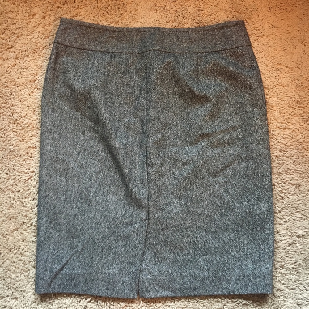 The Limited Grey Tweed Button Pencil Skirt - Picture 4 of 4